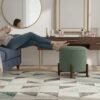 1 sage green storage ottoman wholesale factory direct