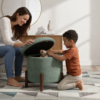 1 sage green storage ottoman wholesale factory direct