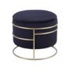 elegant velvet round ottoman with gold frame and storage 3 elegant velvet round ottoman with gold frame and storage 3
