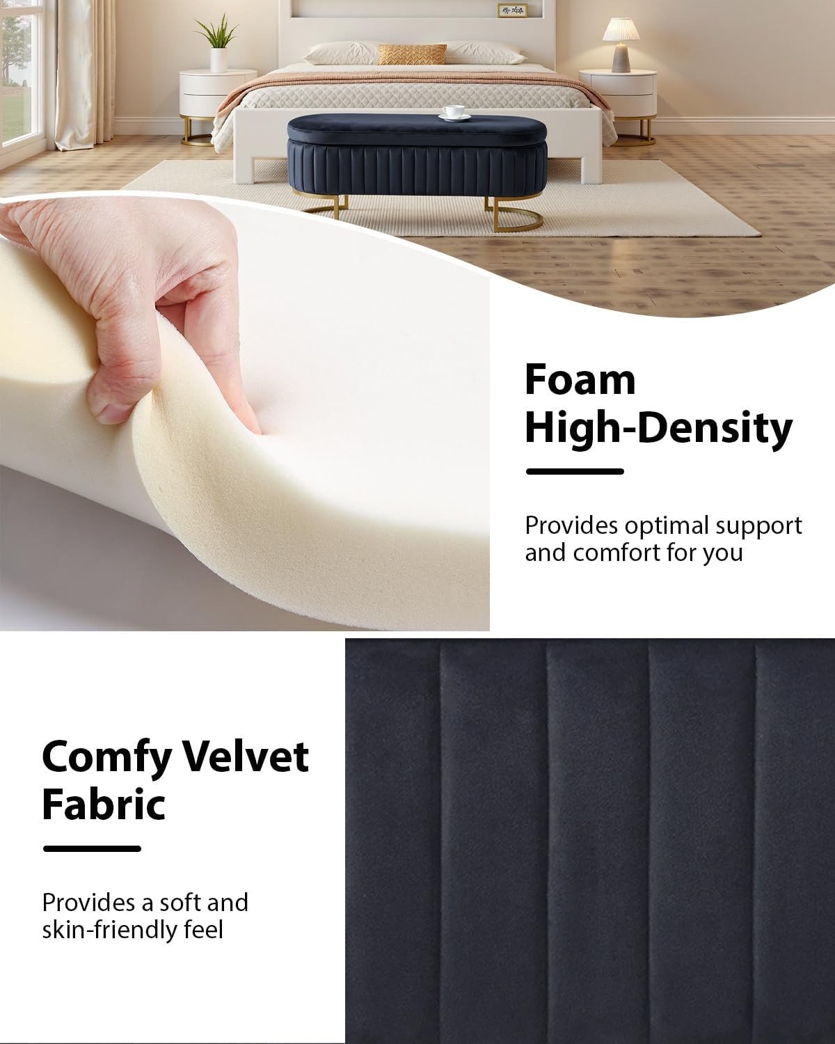 storage ottoman for small spaces