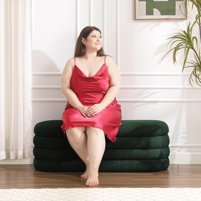 fabric ottoman stool wholesale