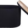 oval storage ottoman with tray lid wholesale multi functional bench 2