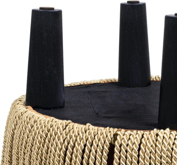 round upholstered ottoman stool with decorative fringe 17.5 inch velvet accent footstool for living room bedroom vanity or entryway 1 round upholstered ottoman stool with decorative fringe 17.5 inch velvet accent footstool for living room bedroom vanity or entryway 1