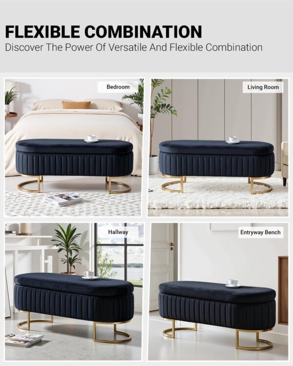 wholesale 46 velvet bench with gold legs bed end amp entryway fz victor 2