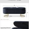 wholesale 46 velvet bench with gold legs bed end amp entryway fz victor 4