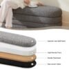 wholesale oval storage ottoman bench 49 inch seating 4