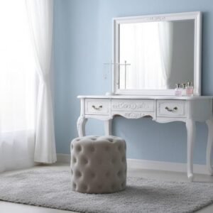 Textured boucle fabric upholstery detail for high-end furniture retailers