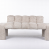Wholesale modern boucle sofa bench with backrest