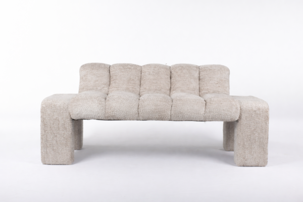 Wholesale modern boucle sofa bench with backrest