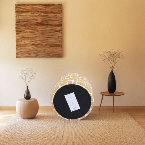 geometric round fabric pouf ottoman 1 b2b wholesale geometric round fabric pouf ottoman 1 b2b wholesale