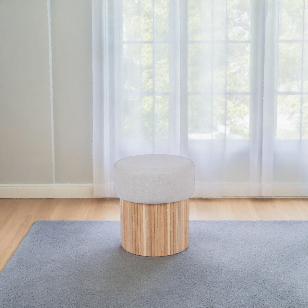 wholesale-ottoman-cork-slat-design-with-grey-upholstered-seat