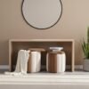 set of 2 ottomans wholesale modern nesting storage stool