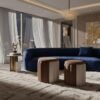 set of 2 ottomans wholesale modern nesting storage stool 2