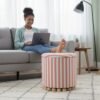 striped storage ottoman manufacturer custom furniture factory 2026