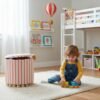 striped storage ottoman manufacturer custom furniture factory 2027