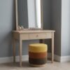 tiered boucle ottoman stool wholesale tri color modern footrest 1