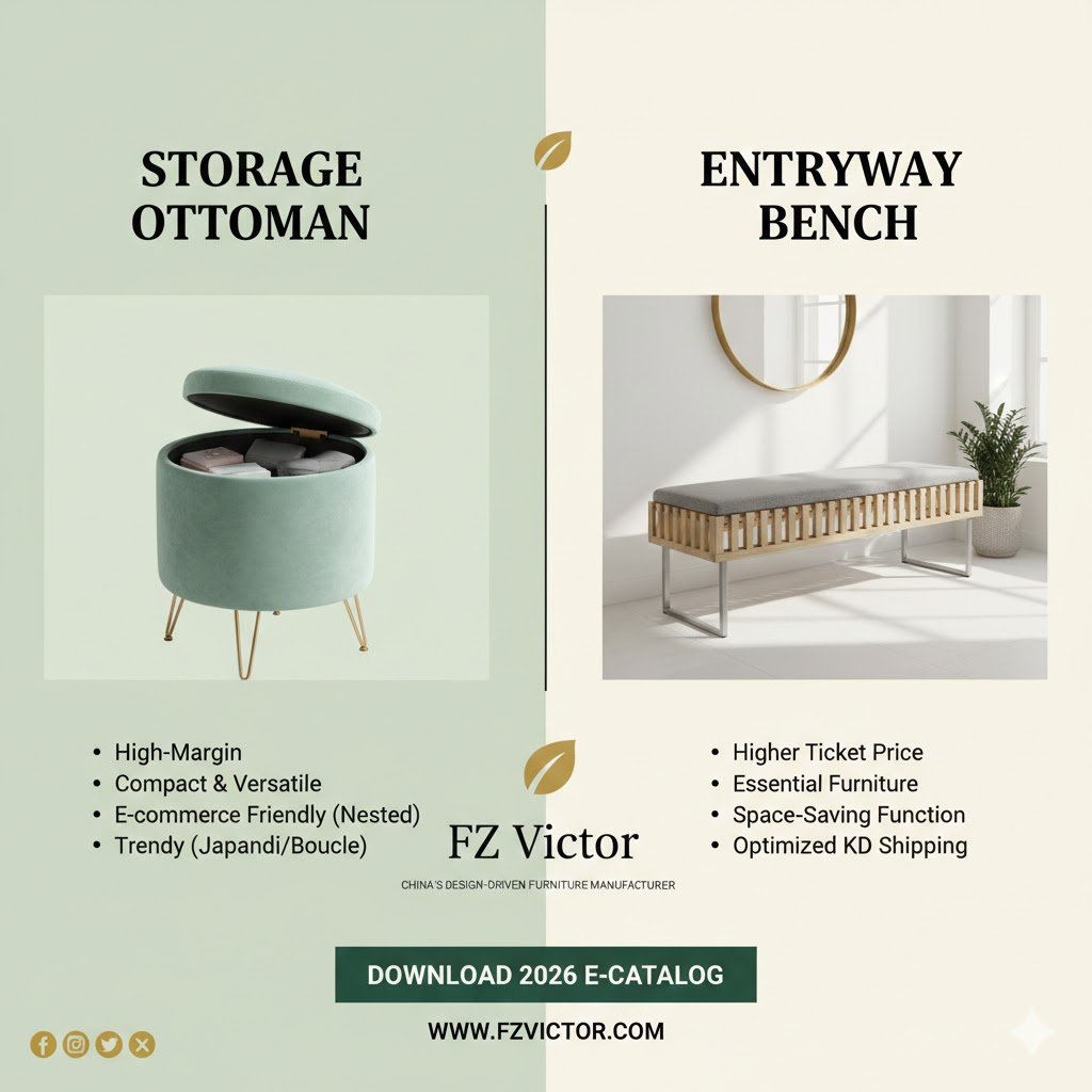 Ottoman vs. Bench: Which is More Profitable for Your Retail Business?