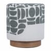 Contemporary geometric accent seating for living room