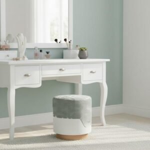 wholesale modern geometric pattern round ottoman 2026 trend