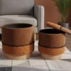 wholesale nesting storage ottoman set set of 2 fz victor