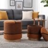 wholesale nesting storage ottoman set set of 2 fz victor 2