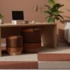 wholesale nesting storage ottoman set set of 2 fz victor 3