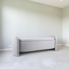 wholesale oval armed storage bench 2026 design fuzhou victor