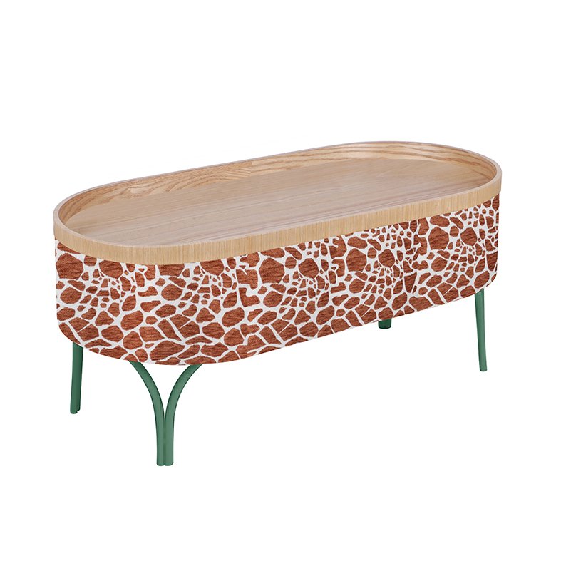 Premium modern nest of coffee tables with tempered glass and solid oak finish, ideal for hospitality interior design projects.