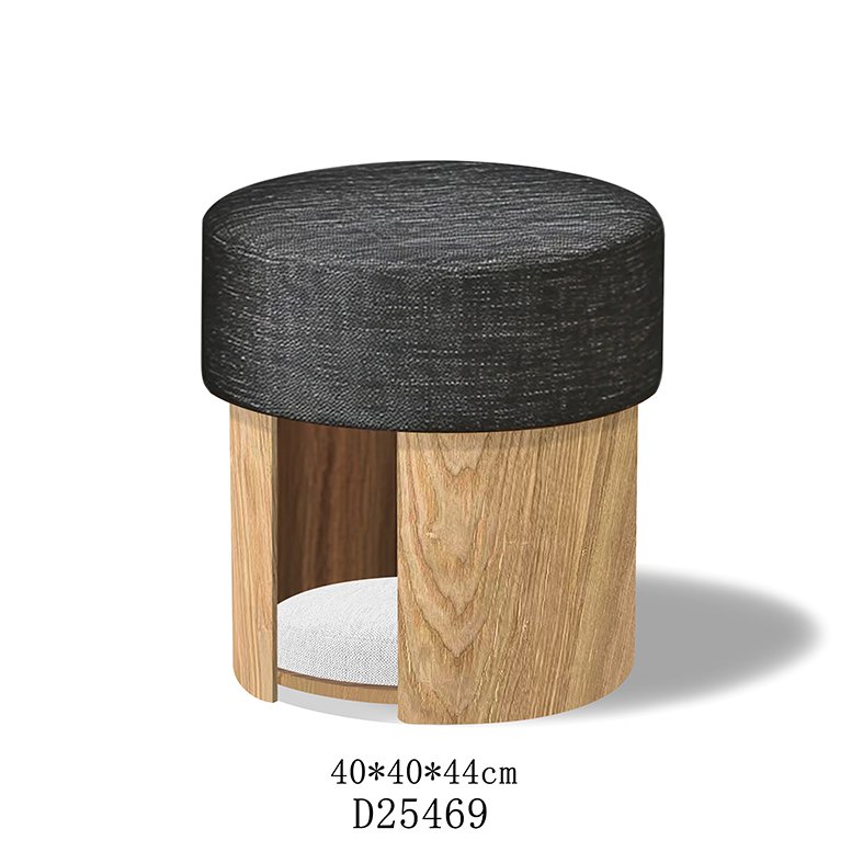 High-quality multi colored ottoman featuring performance velvet upholstery and kiln-dried hardwood frame for commercial hospitality projects.