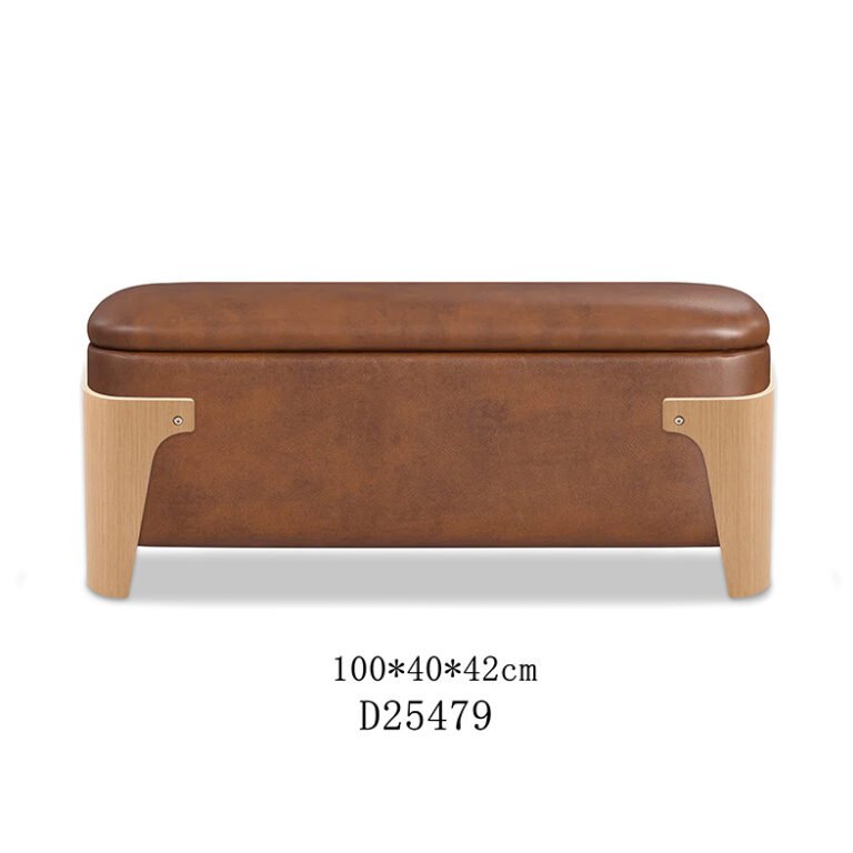 High-quality white velvet storage bench with reinforced solid wood frame and high-density upholstery for hotel and retail showroom projects.