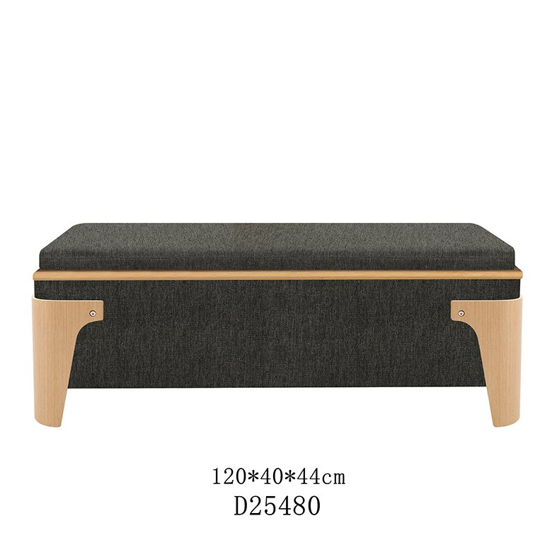 Modern velvet and leather storage ottomans designed for interior design projects and commercial furniture wholesale.