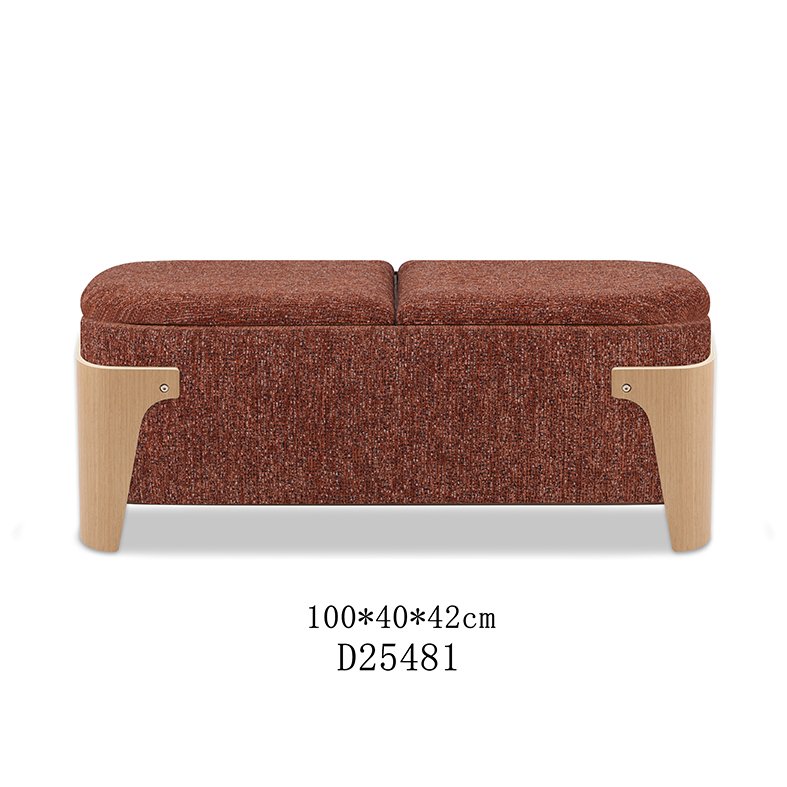 Modern Astrid fringe stool featuring premium durable fibers and solid wood construction, perfect for commercial hospitality and interior design projects.