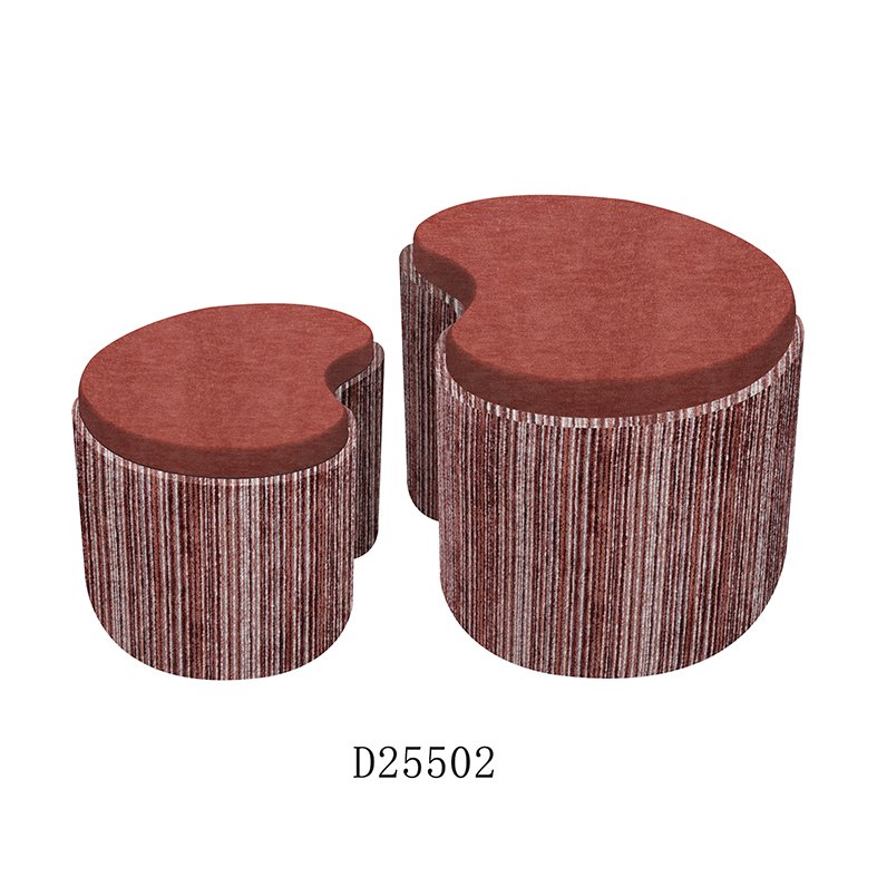 High-quality velvet footstool with ornate bullion fringe, suitable for luxury hospitality and interior design projects.