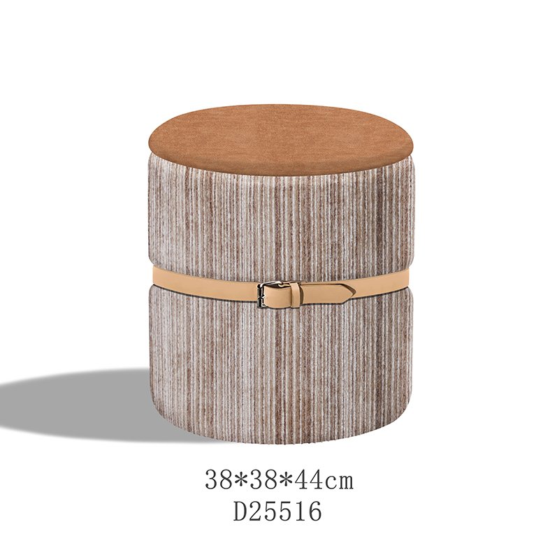 High-quality Astrid Fringe Stool featuring premium upholstery and robust construction for hospitality and residential interior projects.