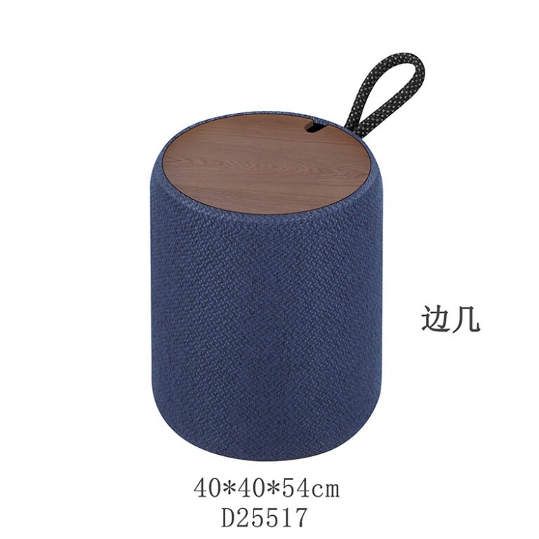 High-quality, upholstered storage ottoman with hidden interior compartment, perfect for modern hospitality and residential furniture import projects.