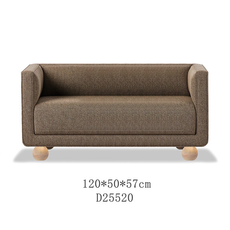 Modern minimalist entryway bench with integrated storage and durable upholstered seat, crafted from sustainably sourced wood and metal by a leading China OEM supplier for hospitality projects.