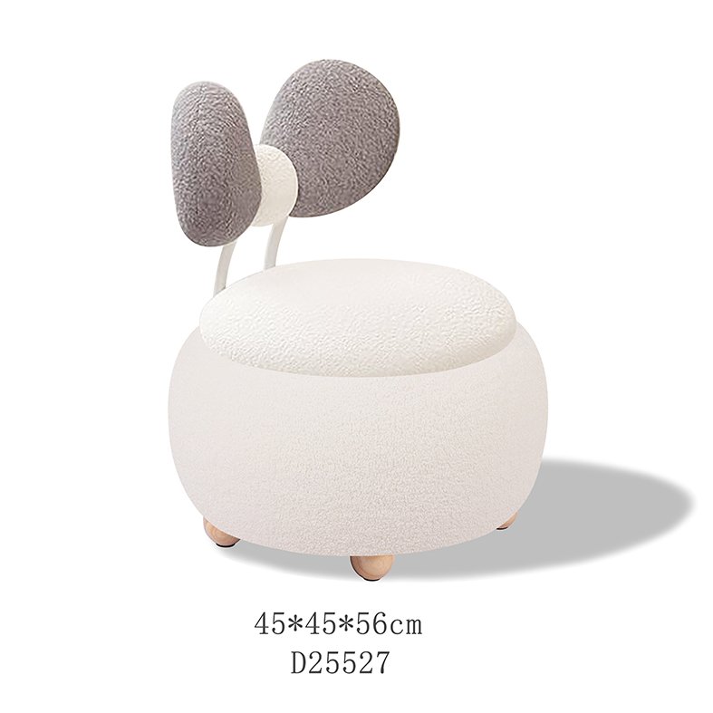 High-quality chenille storage ottoman featuring plush velvety texture, solid wood internal frame, and concealed storage compartment for premium home decor retail.