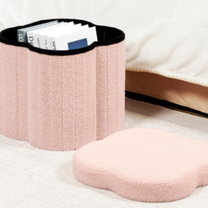 easy assemble collapsible sherpa ottoman process