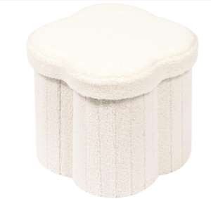 Wholesale creative petal-shaped foldable storage bench manufacturer