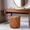 2026 premium rustic storage ottoman brown leather table stool wholesale 4