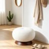 modern 30 round ottoman velvet tufted storage stool wholesale 4 modern 30 round ottoman velvet tufted storage stool wholesale 4