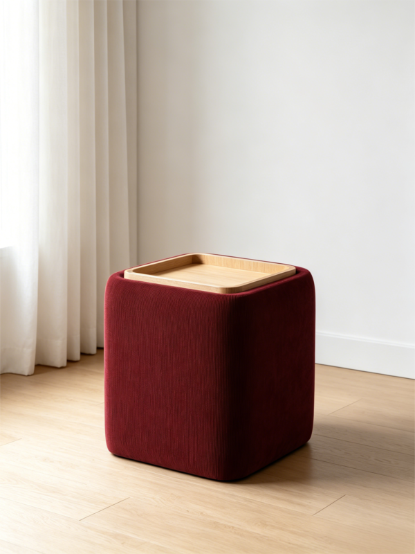 wholesale storage ottoman cube custom furniture factory 3