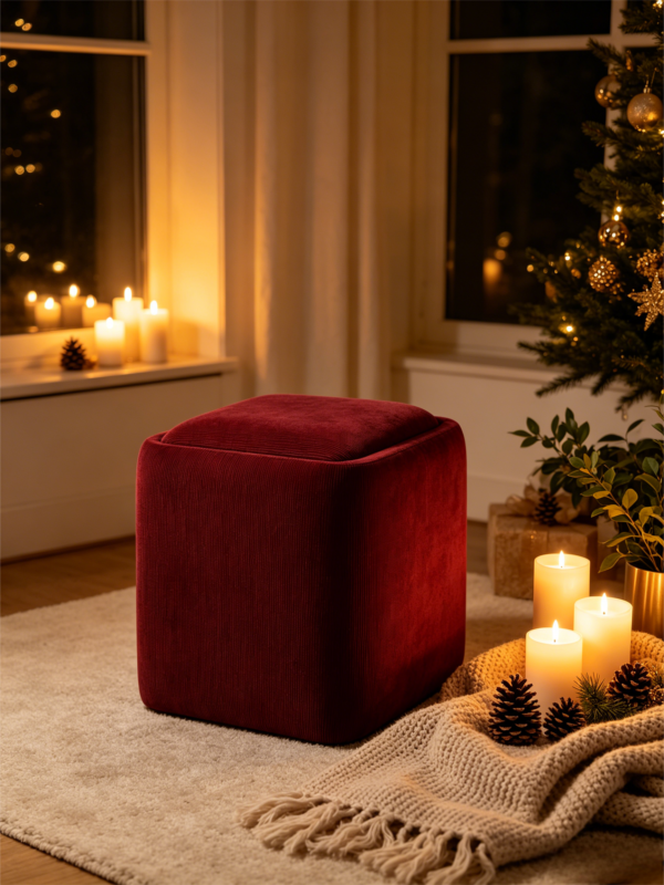 wholesale storage ottoman cube custom furniture factory 5