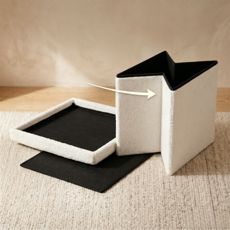 2026 Foldable Storage Ottoman Wholesale | Custom Ottoman Factory