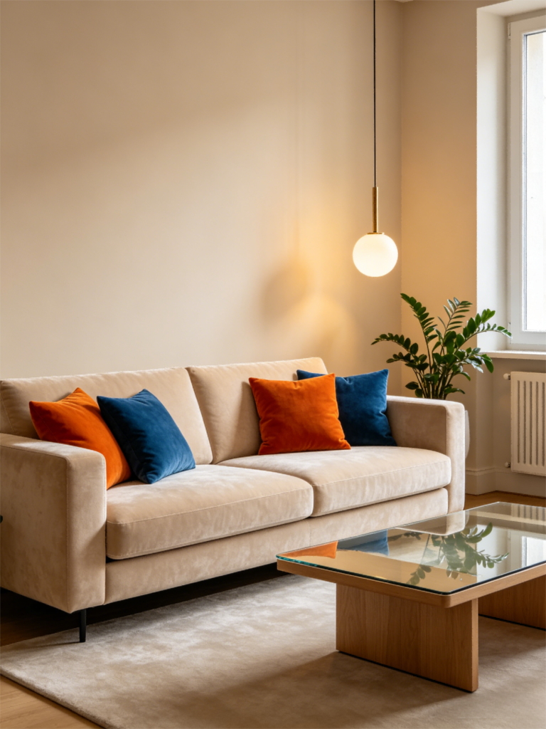 Velvet Sofa Cream & Top 5 Furniture Trends to Elevate Your Home