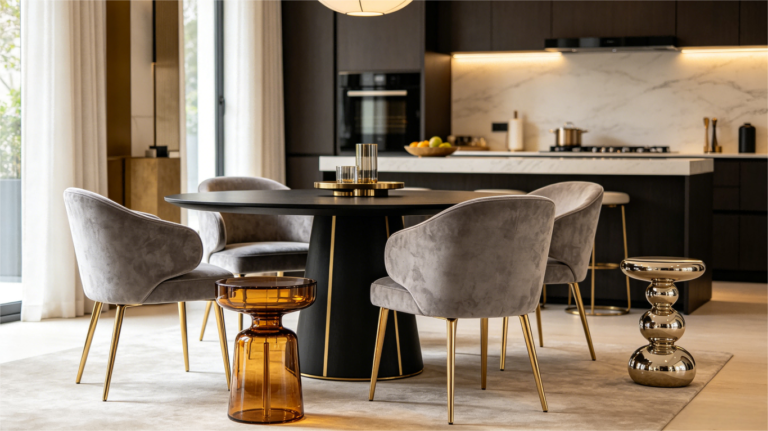Dining Table Black Round Designs: 5 Ways to Style a Modern Dining Space