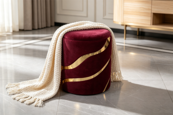 Chrome Ottoman | Velvet Tufted Storage Swivel Stool Wholesale 2026