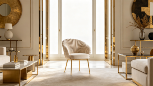 fzvictor beatrix pleated chair