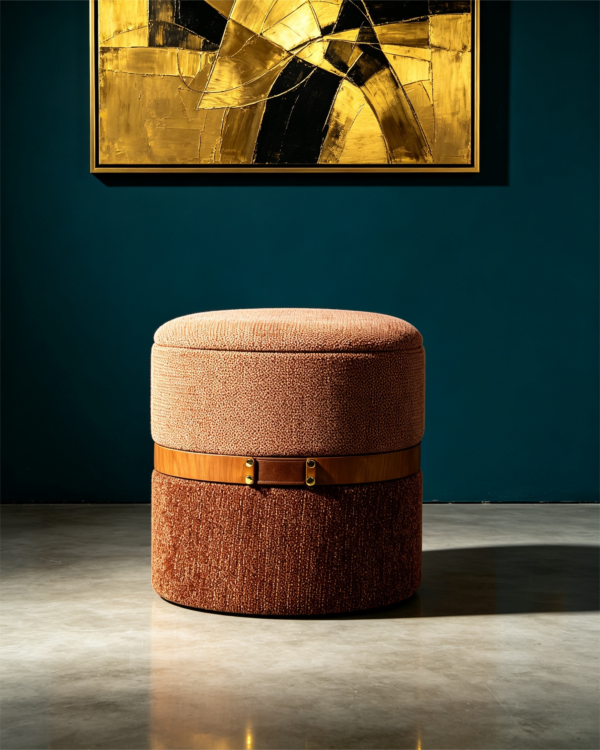1 antique leather gray ottoman round luxury swivel storage stool plush ottoman 2 1 antique leather gray ottoman round luxury swivel storage stool plush ottoman 2