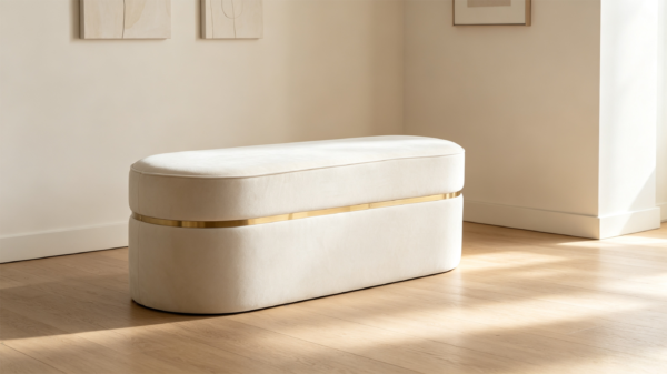 10 Best Large Ottomans - #1 Premium Leather Storage Coffee Table 产品摄影方案 (6)